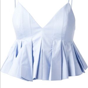 Alexander Wang peplum crop top